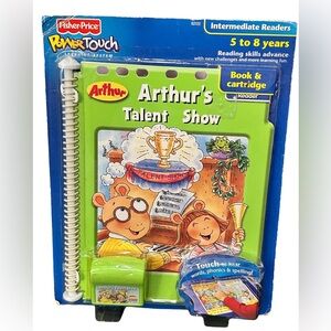 Fisher Price Power Touch Book & Cartridge Arthur’s Talent Show Intermediate Read